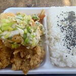 Karaage Semmon Katsu Suke Shouten - 塩唐揚げ弁当+塩ダレ唐揚げ