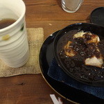 マクロビオティックカフェ　日月 - 玄米餅のおしること三年番茶