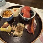 Seikouen - アメーラトマトやフキのペーストなどの前菜
