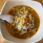 牛乳屋食堂 - ミルクみそラーメン 中太麺