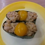 すし江戸 - うずら納豆