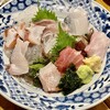 Taihei - 超豪華お造里　蛸 中トロ 生しらす 鯵 鰆 太刀魚 真鯛の7種盛りです