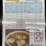 食堂なまえ - メニュー
