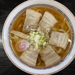 食堂なまえ - ミルクみそラーメン 中太麺