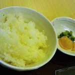 黒豚かつ処　霧島 - 共通のごはん・おつけもの