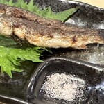 本格炉端 海鮮串焼き 八八 - 稚鮎　串焼き
