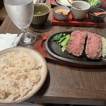 Sumiyaki Ginza Matsumoto - ハンバーグ210g ランチセット