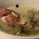 ナポリ、アマルフィ料理 Ti picchio - アクアパッツァ
