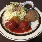 グリルトミー  - クリームコロッケ＆ハンバーグ
