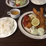 グリルトミー  - クリームコロッケ＆エビフライ