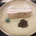 澤田 - サクラマス、蕗の薹味噌