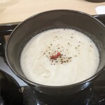 澤田 - ハマグリの白湯スープ、ニュウメン