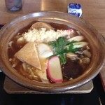 Sobadokoro Ajishin - 鍋焼きうどん(アップ)