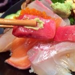 塚本鮮魚店 - 中トロアップ。