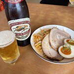 Gita - 瓶ビール　おつまみ3種盛り