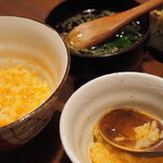 鳥扇 - 卵かけご飯