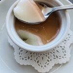 RESTAURANT PICCATA - ミルクプリンにイチゴソース