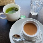 RESTAURANT PICCATA - 2個目のデザートとドリンクバーのおーいお茶ホット