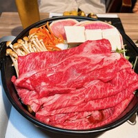 黄金出汁しゃぶと江戸前寿司 肉のあさつ 梅田お初天神店 - 