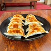 福BASE - 一言餃子(皮厚め,ニンニク入り5個,ニンニク無し5個)