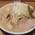 らーめん みずさわ - 料理写真:背脂豚骨醤油ラーメン(ネギ、味玉トッピング)