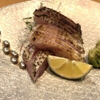 ままごとや - のどぐろの焼霜の造り