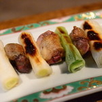 柳家 - 真鴨の皮とねぎま