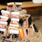 柳家 - 真鴨の皮のねぎま