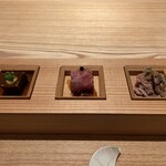 京都肉割烹 みや田 - お肉の前菜