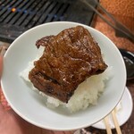 焼肉 かっぱ梶岡 - スーパーハラミオン座ライス