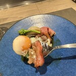 難波 鉄板焼き Sublime - すき焼きはスプーンで食べます♡