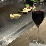 難波 鉄板焼き Sublime - ぶどうジュースとお野菜たち♡