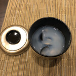 すし処 なかみぞ - 13．シジミのお吸い物