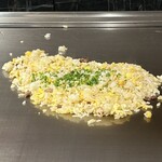 難波 鉄板焼き Sublime - さすがプロ！めっちゃ上手✨✨