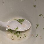 七席中華 コバコ - 最後まで、ブラックペッパー効いて美味しかった。