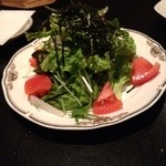 焼き肉膳 らく - コースにありがたくサラダ付いてます！