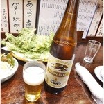 hachijoujimakyoudoryourigempachisendou - やっぱここなら瓶ビール！