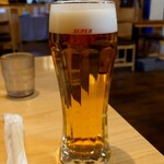 うちんくの食卓 - 生ビール：650円