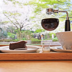 HARIO CAFE - ケーキセット 1700円 のクラッシックショコラ