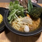 サッポロスープカレーディップ - たっぷり野菜 シュレットチーズトッピング