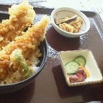 レストラン・あおみ - 140206神奈川　あおみ　小柴の穴子天丼