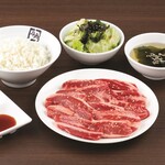 Gyukaku Kalbi Set Meal (100g)