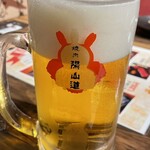 焼肉陽山道 - プレモル生ビール(800円)