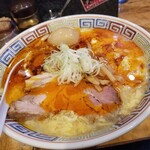 塩そば専門店 桑ばら - 自家製ラー油のとき玉塩そば