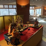 大川荘 - 侍がラウンジに