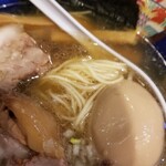 塩そば専門店 桑ばら - 真逆の塩そば＋半肉