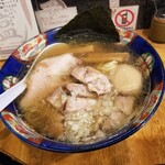 塩そば専門店 桑ばら - 真逆の塩そば＋半肉