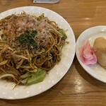 Hakataya Udon - 焼きちゃんぽん＝690円
                      いなり(2個)＝120円
                      