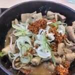 ゆで太郎 もつ次郎 - もつ煮定食 ごはん大盛り 