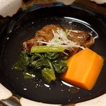食べるお宿 浜の湯 - 和牛の煮込み